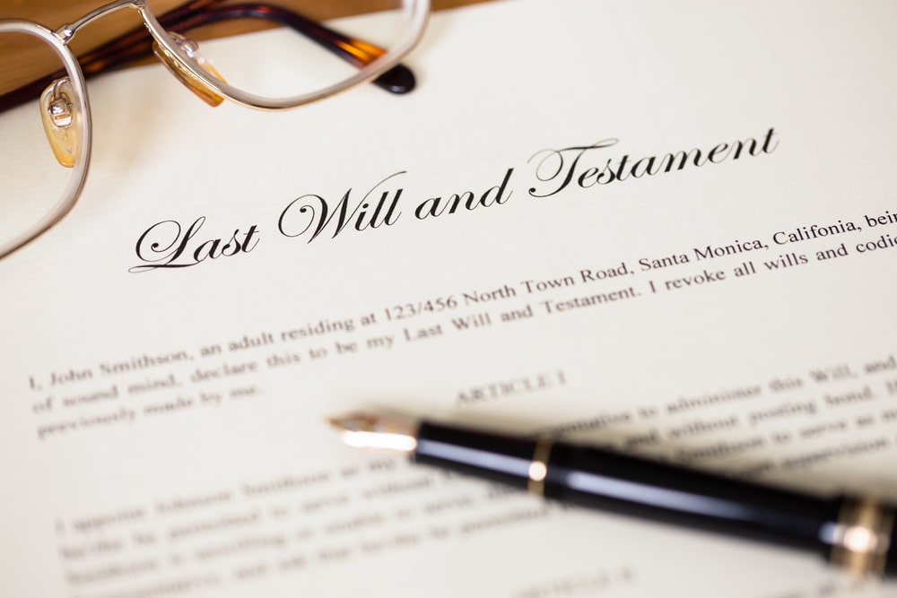 last will and testament